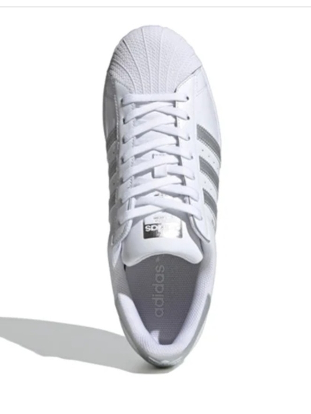 adidas Superstar 'White Silver Metallic' - Picture 8 of 11
